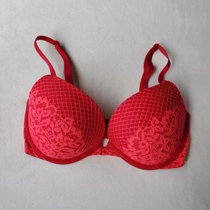 Victoria's Secret Very Sexy Red Push Up Bra | 32DD